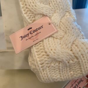 Juicy Couture Cream Knit Hosiery
